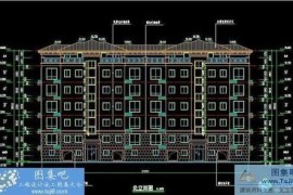 地中海风格多层住宅建筑设计图