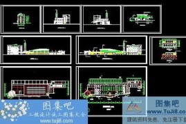 某汽车站建筑施工图CAD图纸