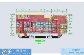 中式酒店餐厅装修设计图纸含效果图