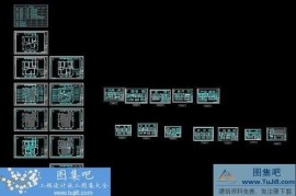 新中式风格家居设计全套施工图及3D模型