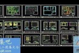 宝运大厦室内设计施工图CAD图纸