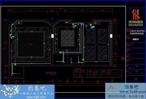 郑州浅渡KTV效施工设计图+效果图