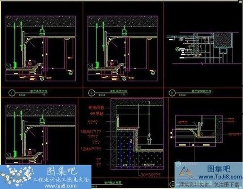 绿城黄岩B户型样板房CAD施工图