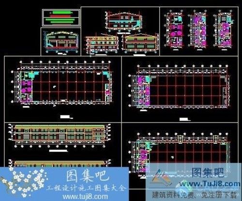 某两层工业厂房工程建筑CAD施工图