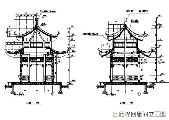 【合集】古代建筑、仿古建筑设计施工CAD图合集(江南园林、徽派古建、寺庙大殿、拱形石桥、山门石坊、仿古售楼部、中式仿古别墅、仿古四合院、江南古建四合院)