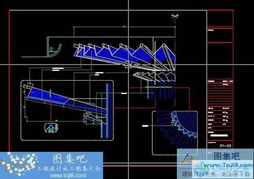 北京五星级洗浴中心CAD施工装修图