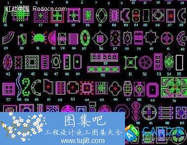 145种天棚吊顶造型CAD图库