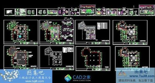 富隆酒窖红酒庄CAD施工图