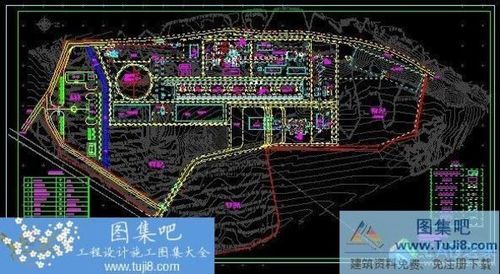 某水泥厂工程CAD总规划图