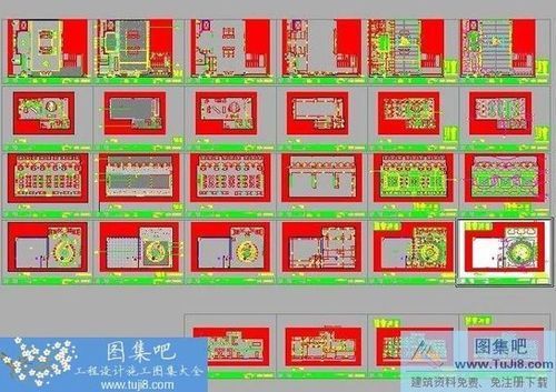 陈德坚惠东别墅样板房高尔夫会所施工图及效果图