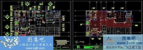 惠东高尔夫球场别墅样板房A户型施工图